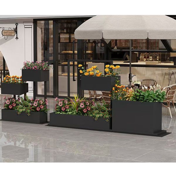 濟寧標識導視公司-用藝術花箱打造吸睛打卡地